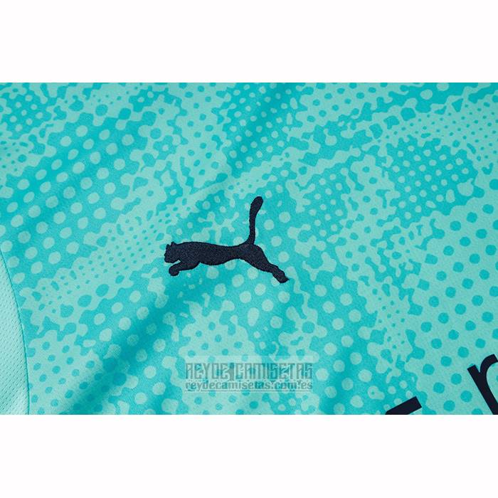 Chandal del Olympique Marsella Manga Corta 2025-2026 Verde - Pantalon Corto